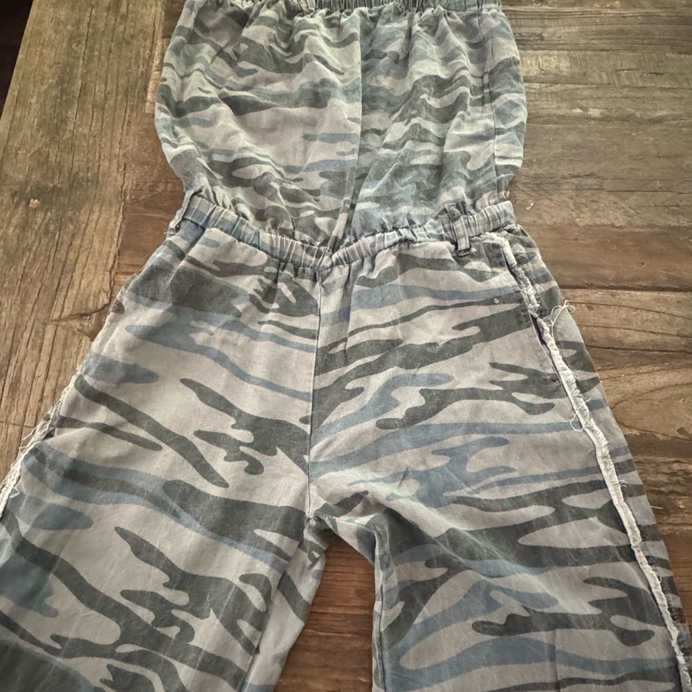 Gray Camouflage Jogger Pants